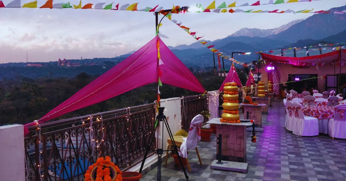 Celebrate love amidst the serene beauty of the Himalayas with a destination wedding in Dharamshala.