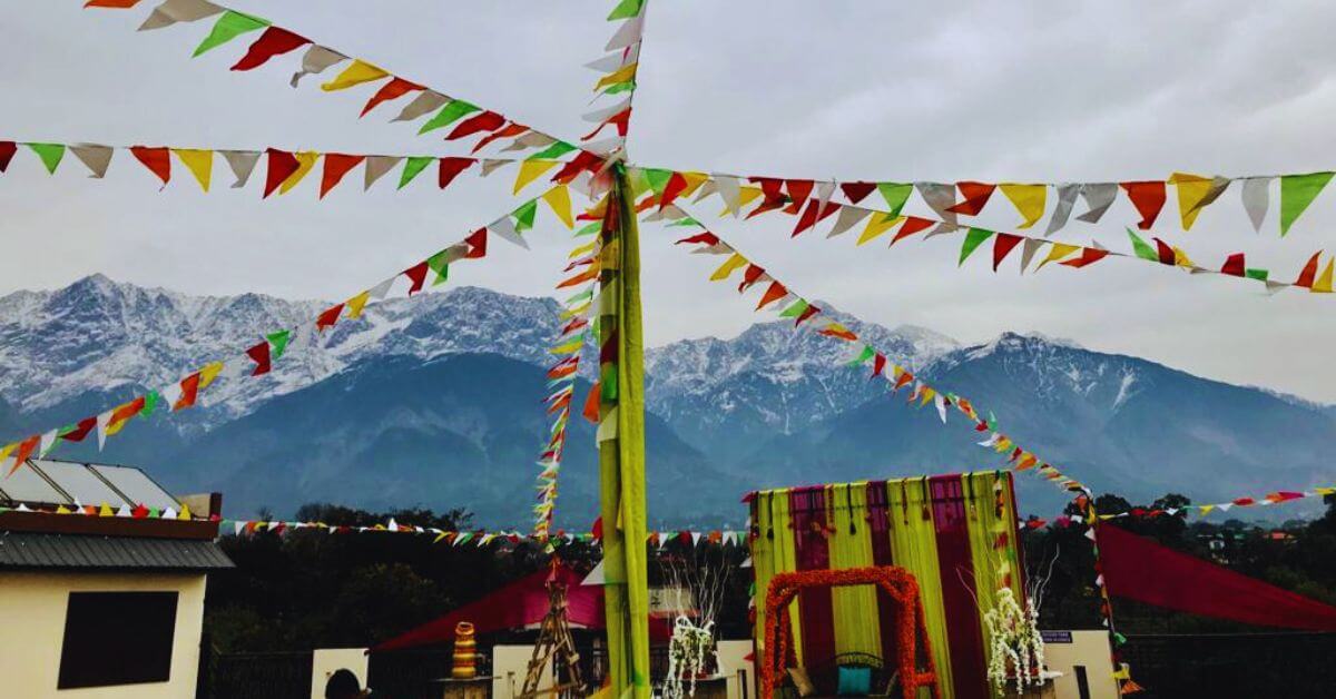 Celebrate love amidst the serene beauty of the Himalayas with a destination wedding in Dharamshala.