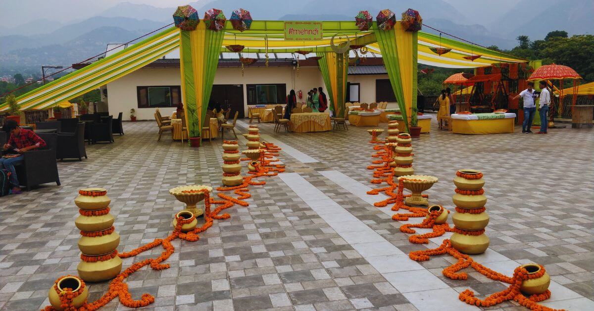 Celebrate love amidst the serene beauty of the Himalayas with a destination wedding in Dharamshala.