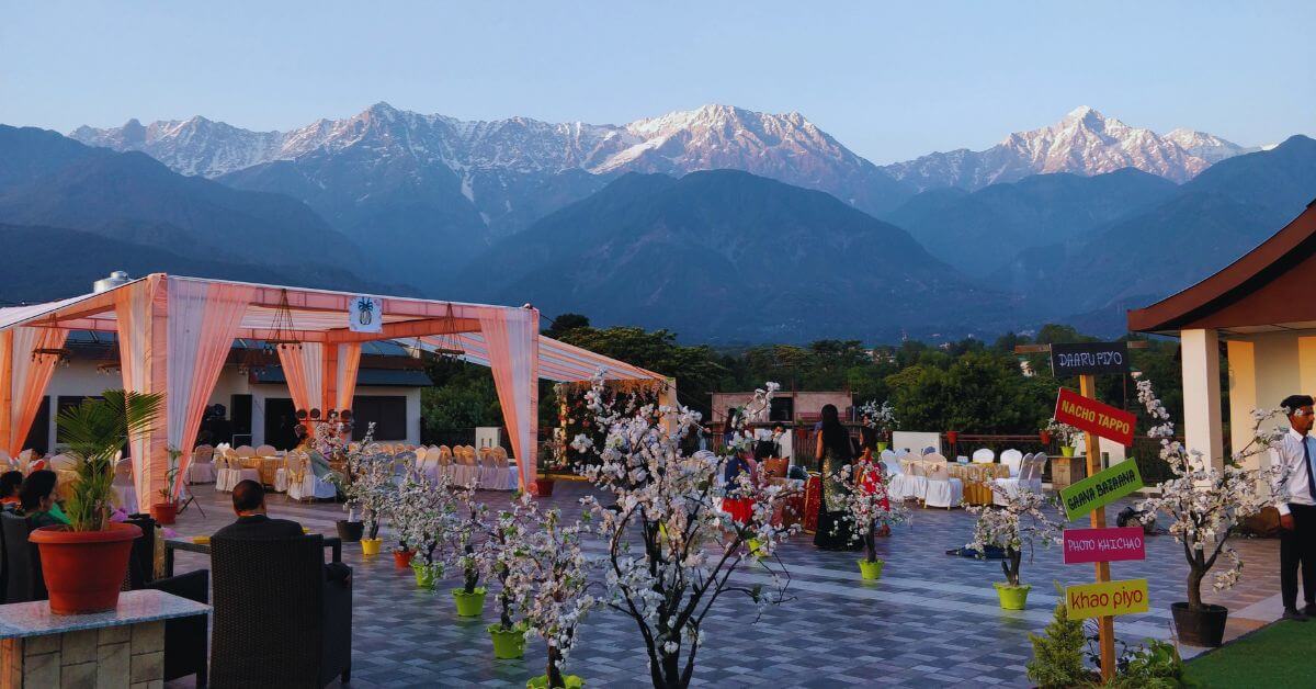 Celebrate love amidst the serene beauty of the Himalayas with a destination wedding in Dharamshala.