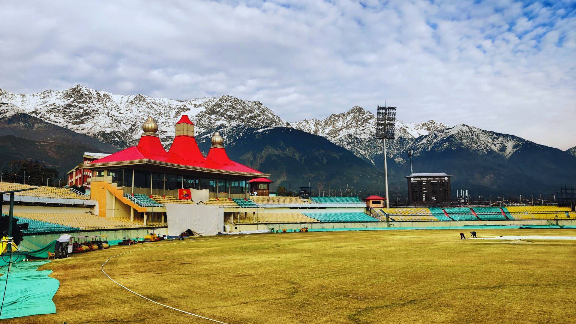 Breathtaking view of Dharamshala nestled in the lap of the Dhauladhar mountains, where nature meets serenity.