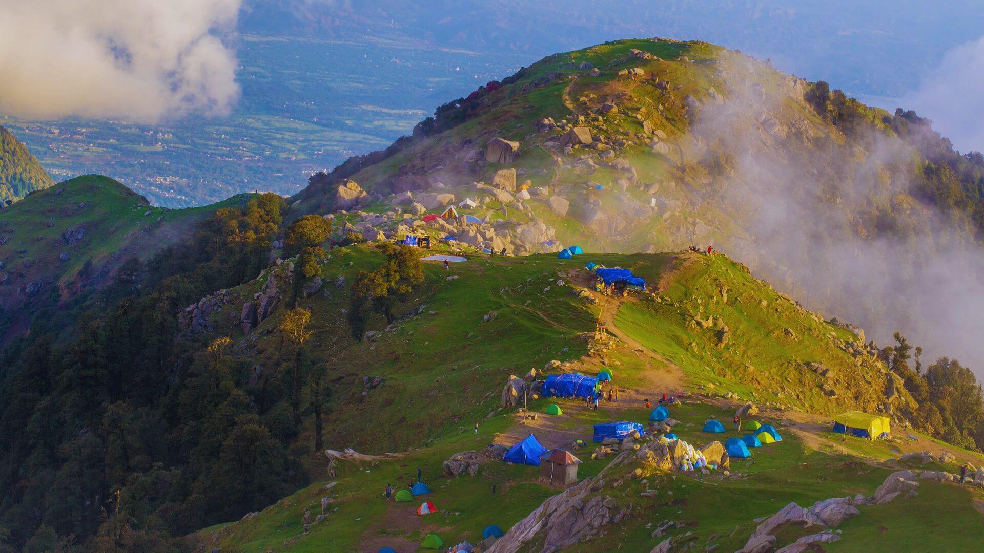 Experience the thrill of adventure as you trek in Dharamshala, surrounded by breathtaking Himalayan views and serene mountain trails.