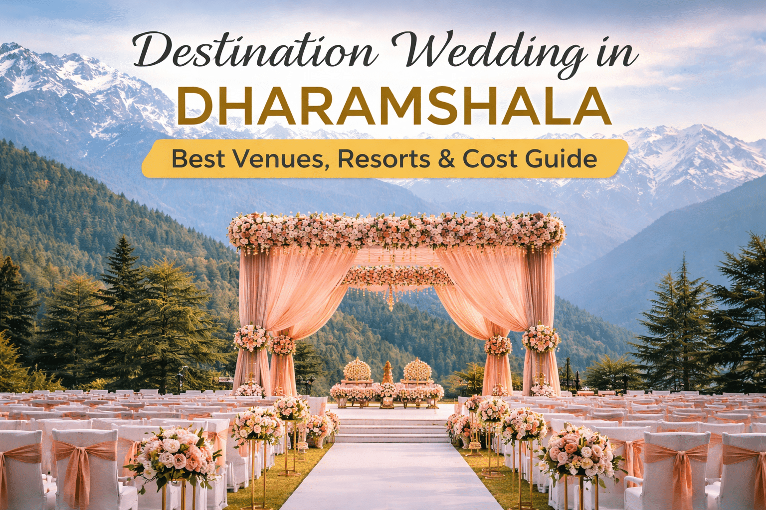 Destination Wedding in Dharamshala 2026 – Best Venues, Resorts & Cost Guide